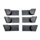 thumbnail image 1 of 6 uds. Soportes para tapa de olla, armario doméstico, puerta de armario, tapa de olla montada en la pared sin perforaciones LingWen 8390612774928, 1 of 1