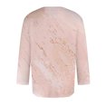 thumbnail image 5 of Men'S Round Neck Three-Quarters Sleeve Top Casual Fashion T-Shirt 3XL, 5 of 5
