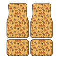 thumbnail image 1 of Kdxio Brave Cowboys Print Car Floor Mats Universal SUV Front Rear Floor Foot Mats 4-Piece Full Set with Non-Slip Rubber Backing Car Accessories for Most Cars, 1 of 7