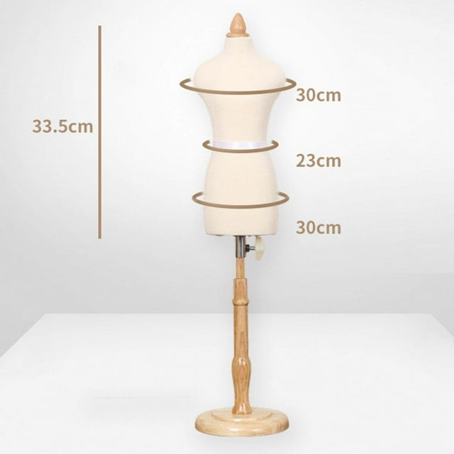 Langgg Mini Mannequin de Forme, Support de Mannequin de Tailleur pour Robe Miniature