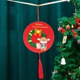 thumbnail image 4 of Fiudx Adorno Navideño No Tejido, Diseño de Papá Noel, Muñeco de Nieve, Reno y Árbol, Proyecto de Manualidades, Divertida Actividad Navideña, Material Suave y Seguro, Ligero y Portátil, Tamaño 19 X 46, 4 of 5