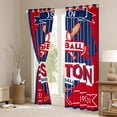thumbnail image 3 of Castle Fairy Baseball Game Black Out Curtains,Ball Gamer Curtains Pack of 2 (42x63 Each), 3 of 6
