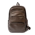 thumbnail image 2 of PRIYAL Unisex PU Leather Computer Laptop Bag 15.6 inch Backpack Shoulder Bags Travel Hiking Rucksack Casual Daypack, 2 of 7
