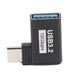 thumbnail image 3 of Adaptador Tipo C A USB 3.0, Adaptador USB C A USB 3.0 De 90 Grados Carcasa Ligera De aleación De Aluminio Para Oficina Para Trabajo, 3 of 7