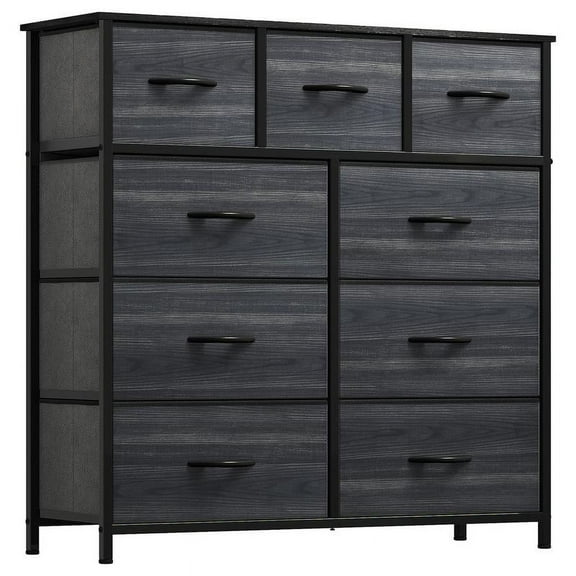 9 Drawer Dresser for Bedroom, Fabric Tall Dressers & Chests of Drawers, Organizer Unit Storage Tower for Bedroom, Living Room, Hallway, Closet, Girls, Bedroom Furniture,Dresser for Storage