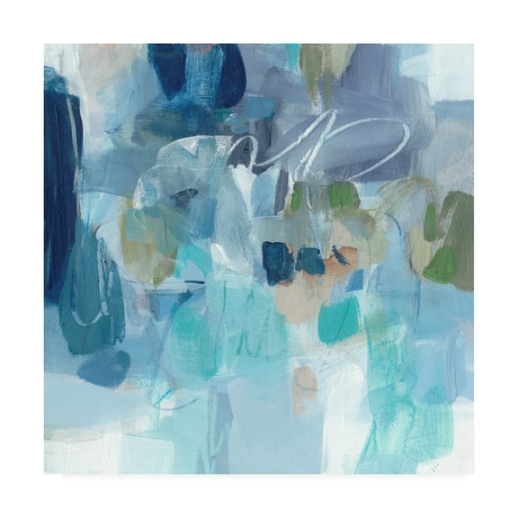 Trademark Fine Art 'Snowy Kisses' Canvas Art by Christina Long