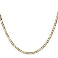 thumbnail image 3 of Collier Chaîne Figaro en Or Jaune 10k 3.5mm Pendentif Charme, 3 of 9