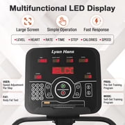 Stair Stepper, Commercial Grade Stepper Machine, Stepmill for Exercise at Home, Stair Master, Stair Climber for Cardio and Lower Body Workouts,15 Speed Levels, 660LBS Capacity, 15-165 Steps/Minute