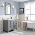 thumbnail image 3 of Water Creation Queen 36" Wood Single Bathroom Vanity in Cashmere Gray and White, 3 of 4