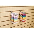 thumbnail image 3 of Econoco Deluxe Hook for Slat Wall, 6" Chrome (Pack of 96), 3 of 4