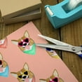 thumbnail image 3 of Corgi Dog Puppy Love Glasses Pattern Premium Roll Gift Wrap Wrapping Paper, 3 of 5