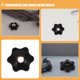 thumbnail image 3 of UPGRATOR 6Ud Maneja Ajustable De Plástico Negro Con Hexagonal Y Antideslizante Para Reparaciones, 3 of 7