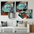 thumbnail image 4 of Designart "Azure Age Luxury Watch painting" Fashion Metal Wall Art, 4 of 5