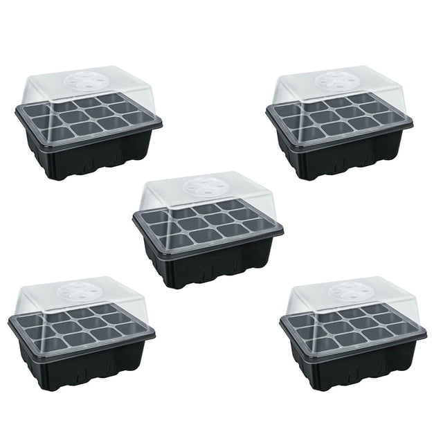 Inicio De Plántulas, Bandeja De Plántulas Para Jardín, Balcón, Vivero, Placa De Soporte Para Cultivo De Plantas De 12 Agujeros Advancent HA040507-02
