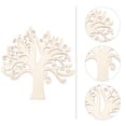 thumbnail image 4 of OFFIGAM 10pcs Wooden Tree Embellishments for Craft Projects and Table Decoration, Rustic Wood Accents for Home Decor, 4 of 10