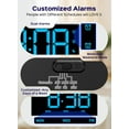 thumbnail image 5 of Mpow Alarm Clock for Heavy Sleepers, Digital Alarm Clock for Bedroom, Adjustable Brightness, Customizable Alarms, Automatically Dim at Night, Progressive Volume, DST, Loud Alarm Clock for Kids Adults, 5 of 11