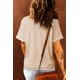 thumbnail image 2 of ABPHQTO Camiseta estampada con estampado de coche de leopardo caqui Sweet Home para mujer, 2 of 5