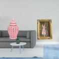 thumbnail image 2 of Jarrón De Jengibre De Porcelana Con Tapa Para Arreglos Florales Y Almacenamiento Decorativo, Marco De Fotos De Resina, Soporte Para Tarjetas, Póster, Marco De Fotos Con Frente De Vidrio Para, 2 of 8