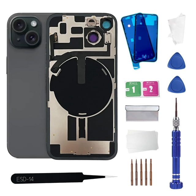Reemplazo de cristal trasero ZNZHKR 15 para iPhone 14 de 6.1 pulgadas