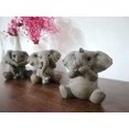 thumbnail image 2 of Inicio Figura 3 elefantes bebés Gris 8 cm, 2 of 5