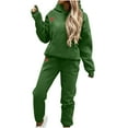 thumbnail image 4 of IROINNID Tracksuit For Women 2 Pieces Set Fall Winter Outfits Sports Tracksuits Long Sleeve Pullover Hoodies Pants Suit Athletic Set,Pink, 4 of 4