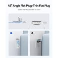 thumbnail image 4 of Power Strip ORICO 4 enchufes, 3 puertos USB (1 USB C) con cable de 4 pies, 4 of 8