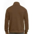 thumbnail image 4 of LIUJUNSHOP Men's Organic Cotton Crewneck Sweatshirt Men's Retro Solid Color Pocket Loose Fit Sports Top Quarter Zip Pullover Casual, 4 of 5