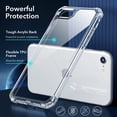 thumbnail image 4 of ESR Air Armor Case, Compatible with iPhone SE (2022) Case/iPhone SE (2020) Case/iPhone 8 Case, Military-Grade Drop Protection, Shock-Absorbing Corners, Clear, 4 of 8