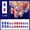 Multicolor-A, variant on Giftesty 24Pcs 4th of July Patriotic USA Flag Press On Nails Short, Red White Blue Fake Glue On Toenails, Independence Day Decor Nail Accessories