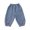 Blue, variant on JLMSPLWG Baby Girl Preppy Jeans with Strawberry Ruffled Hem Toddler Wide Leg Pants Newborn Trendy Personalized Soft Denim Jean Trousers Cute Elastic Waist Pants Kids Clothes