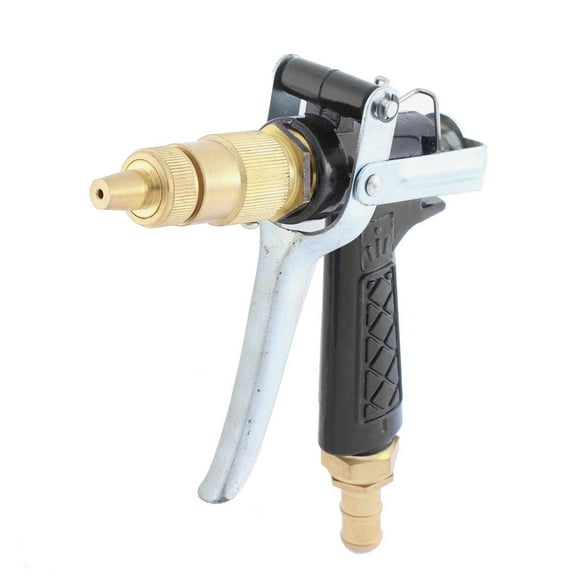 Unique Bargains Brass Metal High Pressure Garden Auto Car Washing Water  Sprayer Hose Nozzle