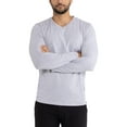thumbnail image 5 of X RAY JEANS Mens Long Sleeve V-Neck T-Shirt, Cloud Grey, L, 5 of 9