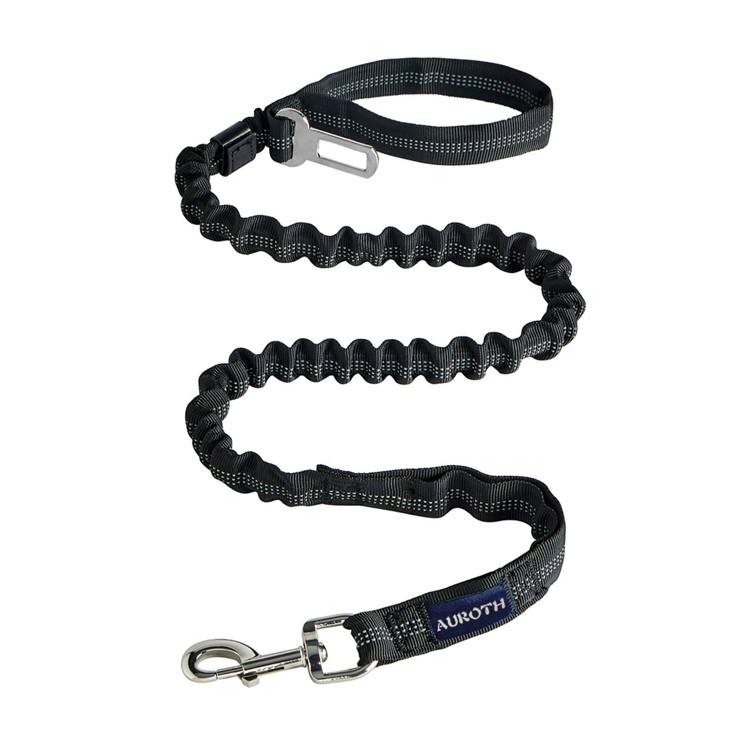Auroth 6ft Tactical Bungee Dog Leash with Double Handle