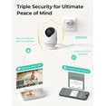 thumbnail image 4 of Dr.Care VistaView Lite Smart Wifi Baby Monitor – 4" 720P Split Screen, 1080P Camera, App Control, Motion Alerts, 4 of 9