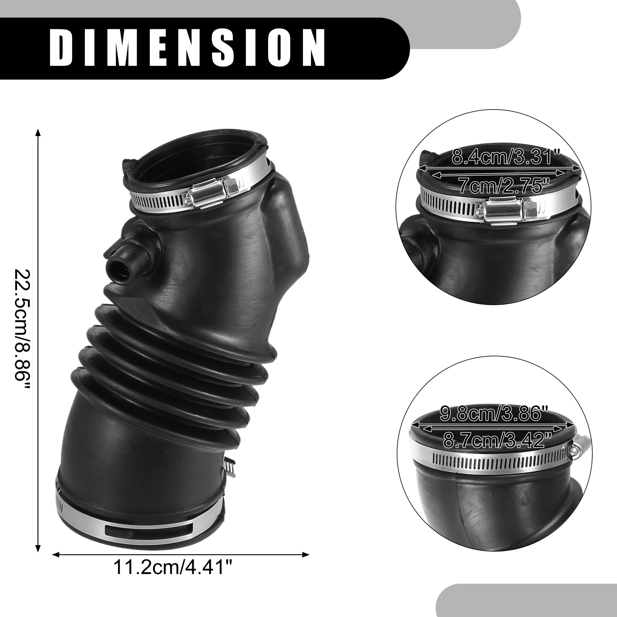 Unique Bargains Engine Air Intake Hose Tube for Honda Pilot V6 3.5L 2009-2015