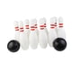 thumbnail image 5 of Juego de bolos para niños, juguetes de bolos para exteriores, interactivo, 10 bolos y 2 bolas para 30 centímetros, 5 of 9