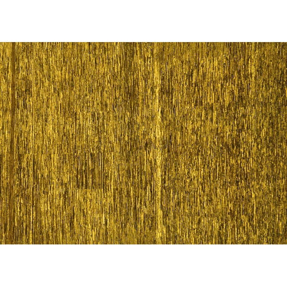 Ahgly Company Indoor Rectangle Abstract Yellow Modern Area Rugs, 2' x 4'