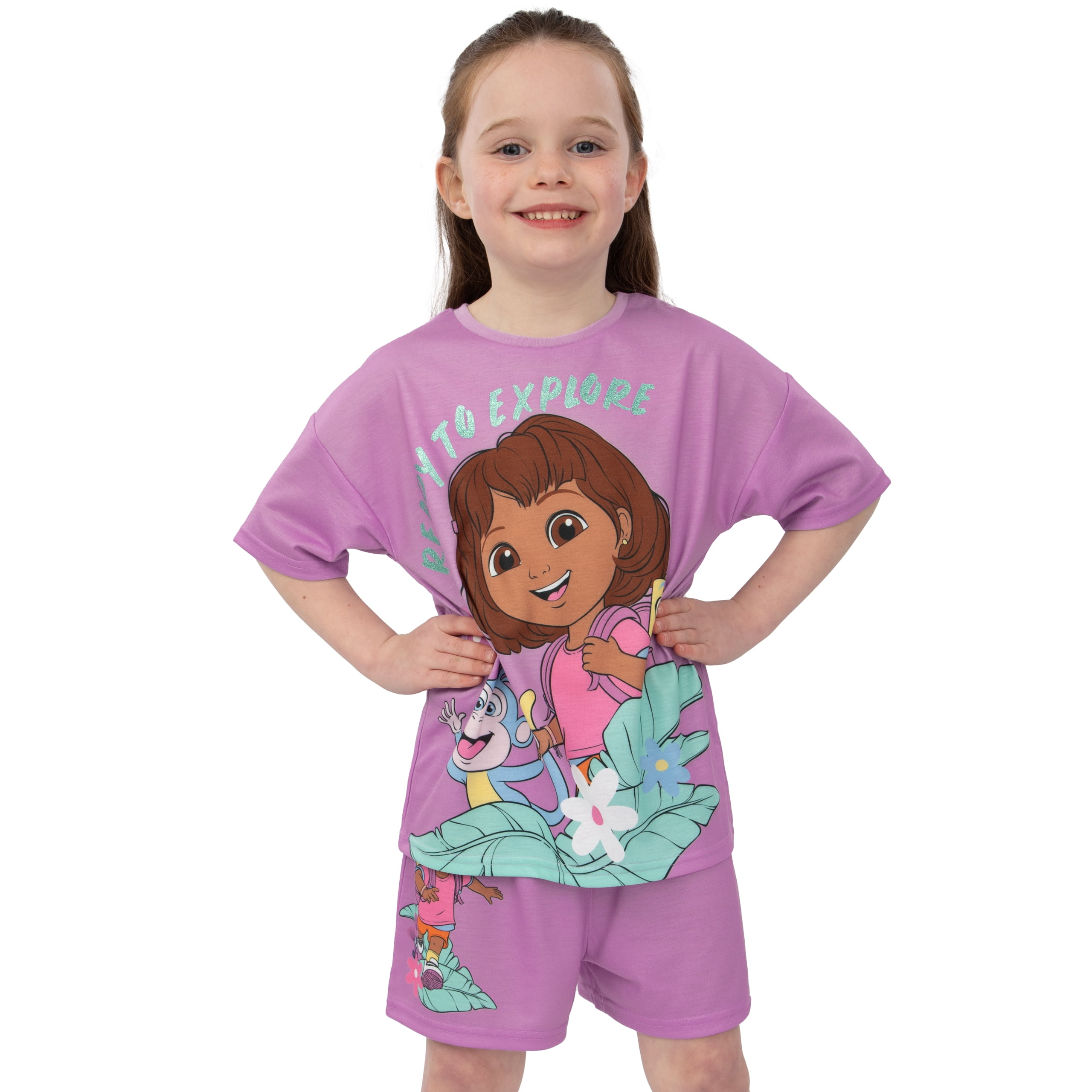 Dora The Explorer Pajamas Purple Size 3T-8 - Walmart.com