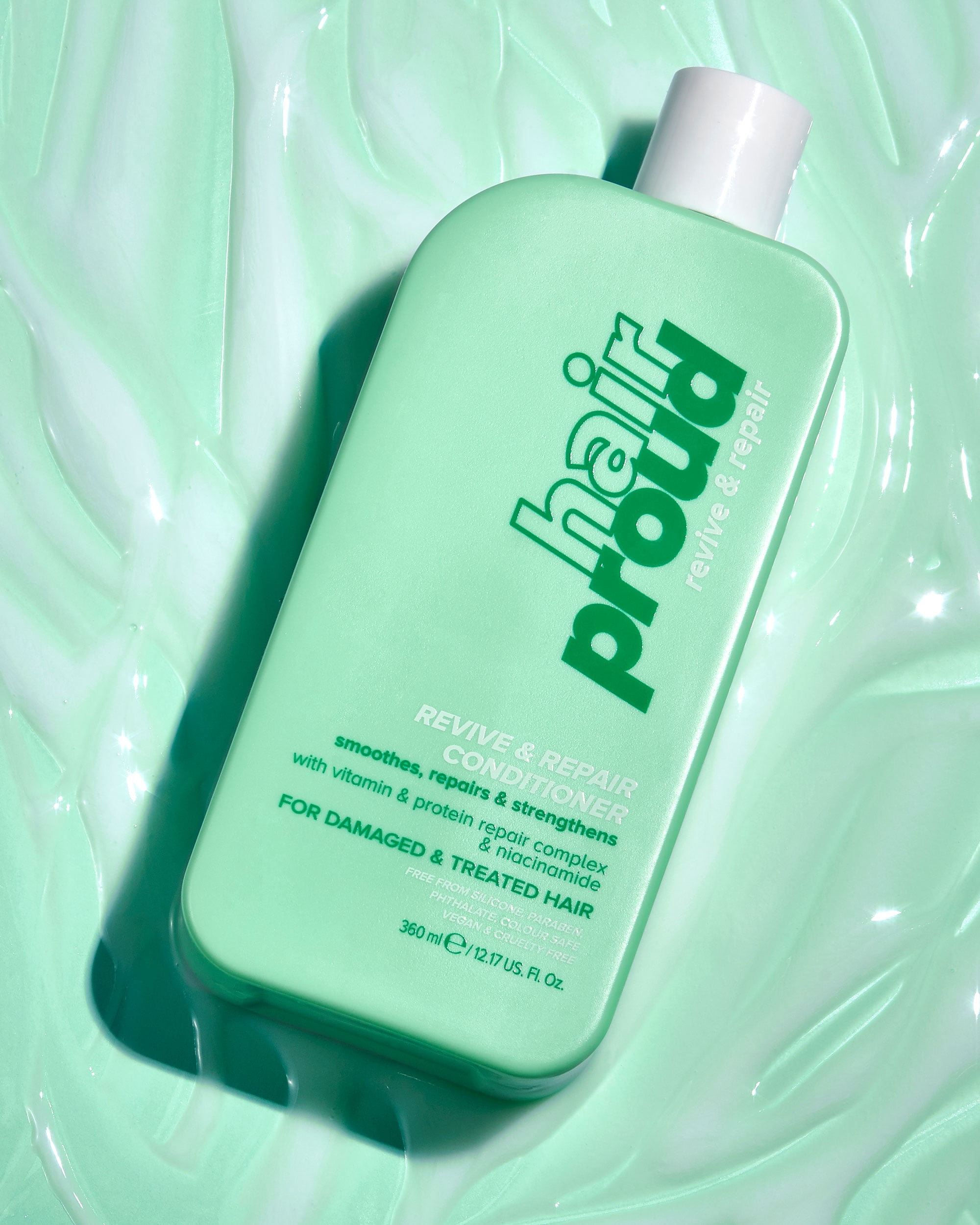Hair Proud Revive & Repair Conditioner, with Niacinamide, 12 fl oz