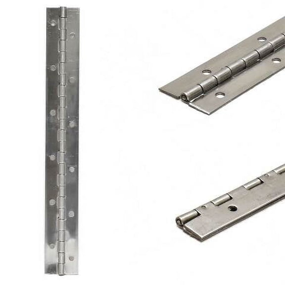 Boat Piano Hinge | 12 x 1 1/2 Inch 14 Gauge Stainless Steel