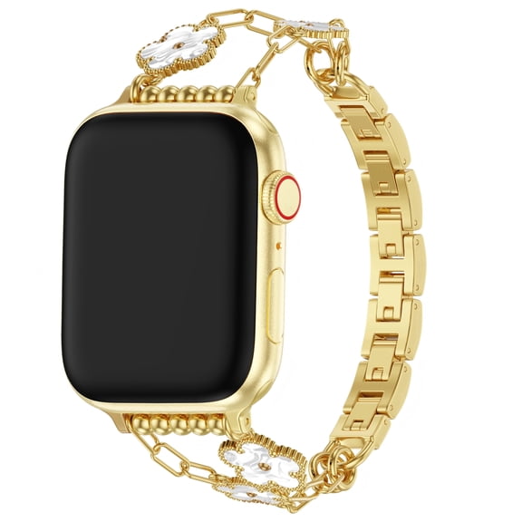 Posh Tech Flora Stainless Steel Band Compatible with Apple Watch