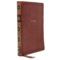 Kjv, Thinline Bible, Giant Print, Leathersoft, Brown, Red Letter Edition, Comfort Print: Holy Bible, King James Version, (Hardcover)