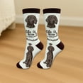 thumbnail image 2 of E&S Pets Weimaraner Socks - Life is Better Socks for Pet Lovers - Cute Unisex Socks - One Size Fits Most, 2 of 3