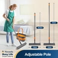 thumbnail image 4 of YOCADA Sponge Mop and Bucket Set with Wringer and 2 Sponge Heads for Floor Cleaning Orange, 4 of 7
