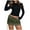 Army Green #1, variant on Women's Fashion Casual Spring and Summer Have Pockets Solid Color Mid-Calf Skirt