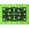 thumbnail image 1 of Ahgly Company Indoor Rectangle Oriental Green Traditional Area Rugs, 2' x 4', 1 of 4
