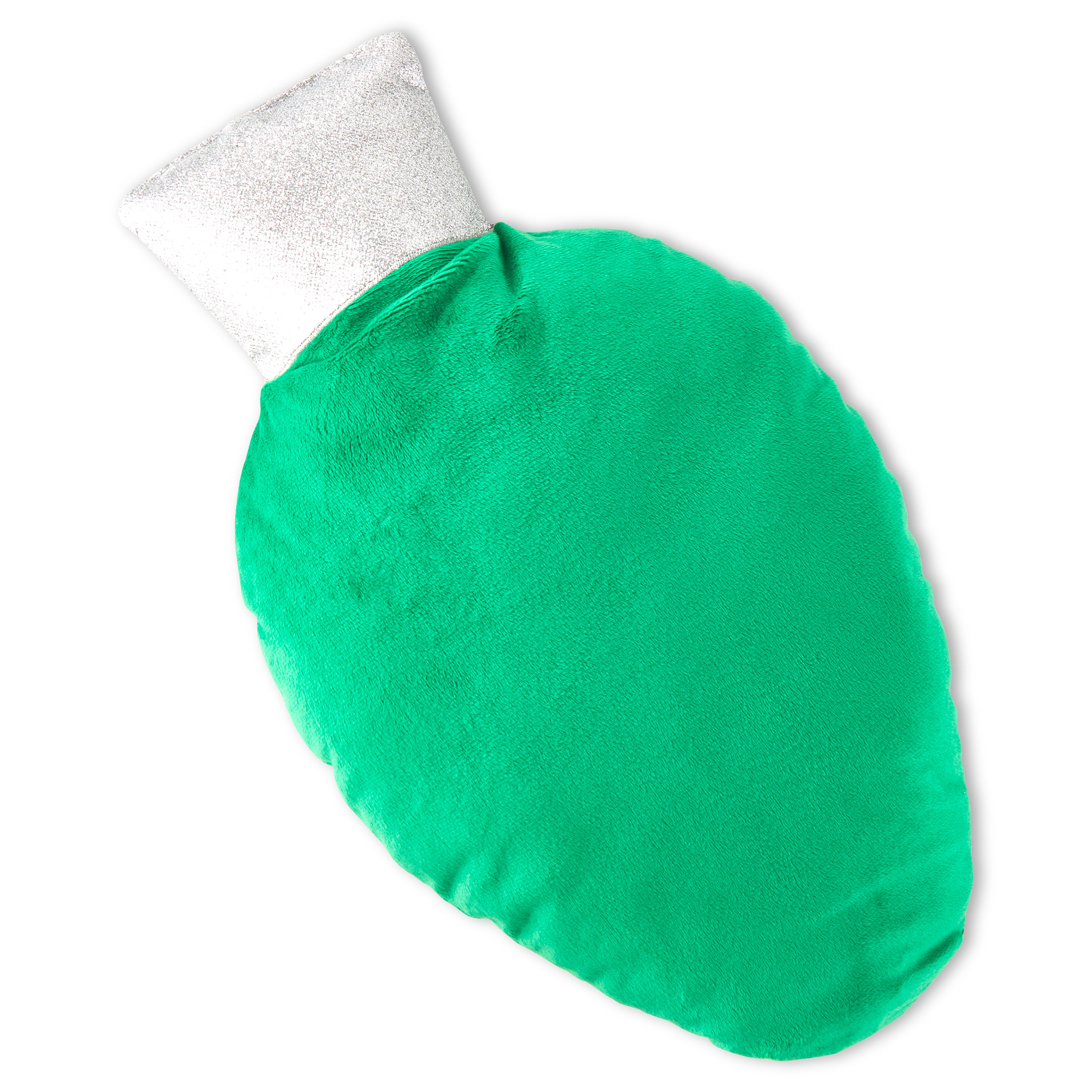 Holiday Time Christmas 15 inch Green C9 Bulb Decorative Pillows Plush, 2-pack - image 4 of 6