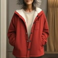 thumbnail image 7 of SDNall Women's Warm Hooded Jacket - Fleece Lined, Long Sleeves, and Cozy, 7 of 7