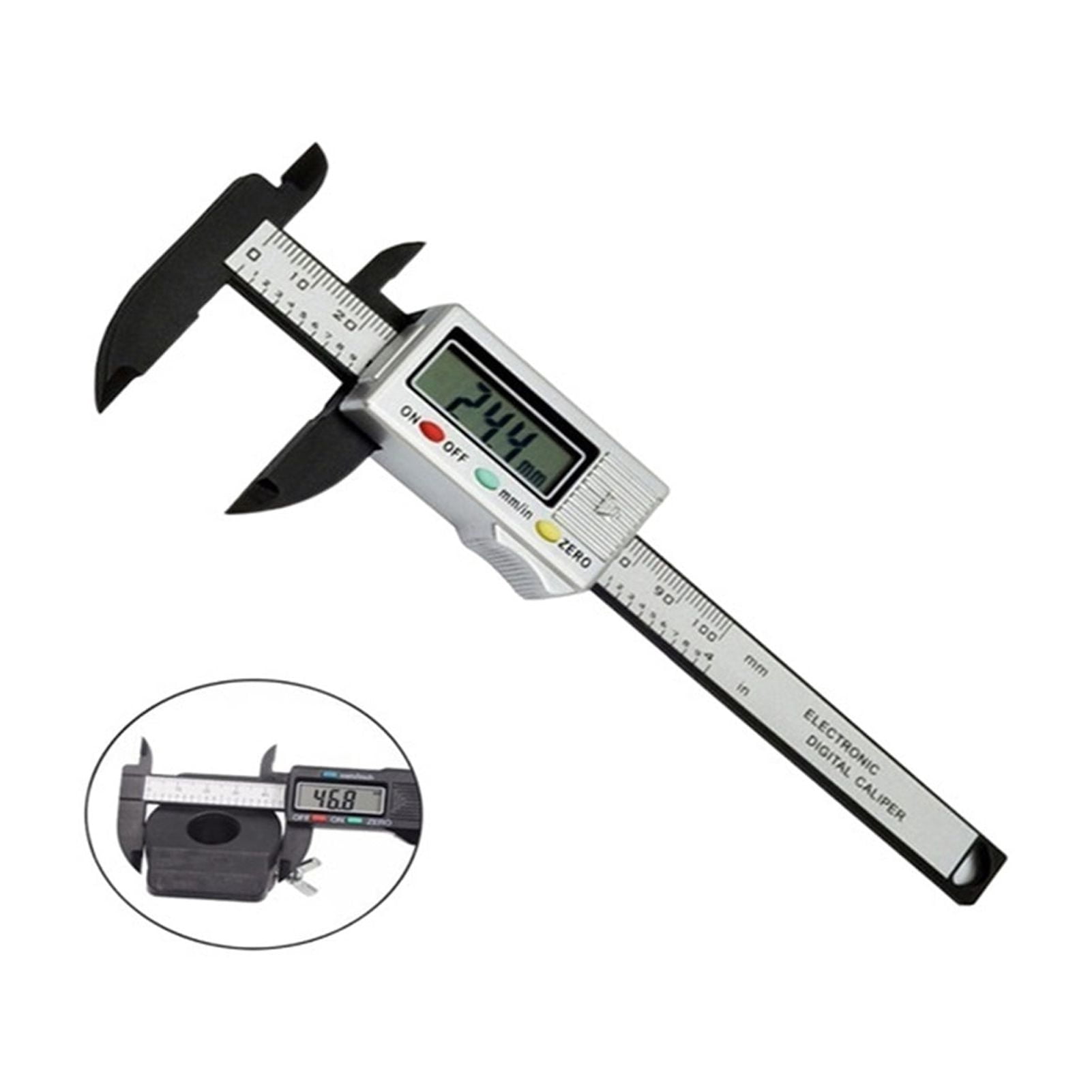 300mm 200 Electronic Digital Caliper LCD Plastic Vernier Caliper Long Jaw Micrometer Inner Outer Diameter Gauge Measuring Tools