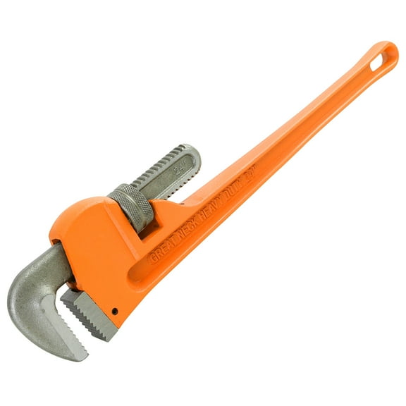 GreatNeck Pipe Wrench, Heavy Duty Steel, 24 inch